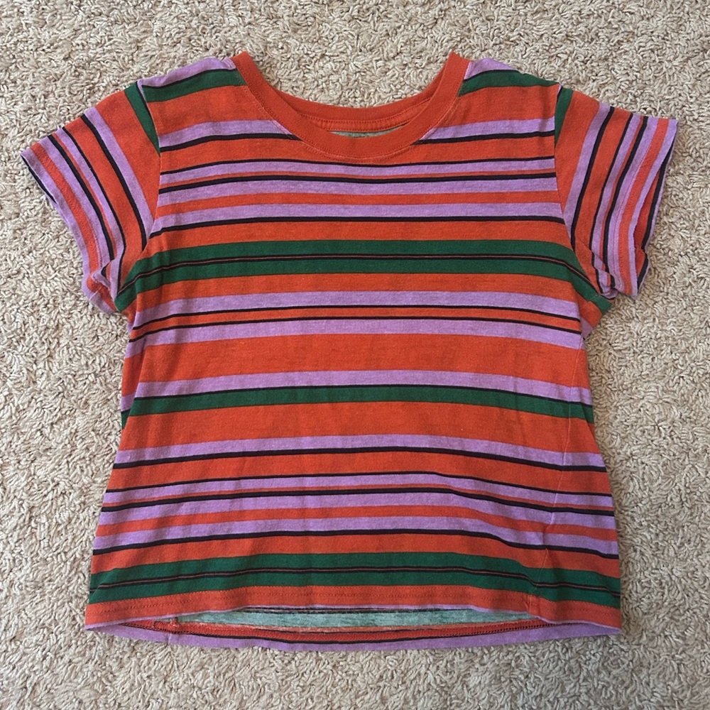 Urban Outfitters Orange and Purple Short Sleeve Tee